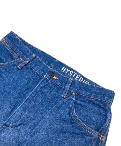 Hysteric Glamour（ヒステリックグラマー）Hysteric Glamour (ヒステリックグラマー) ブロークンデニムフレアパンツ インディゴ サイズ:W30の古着・服飾アイテム
