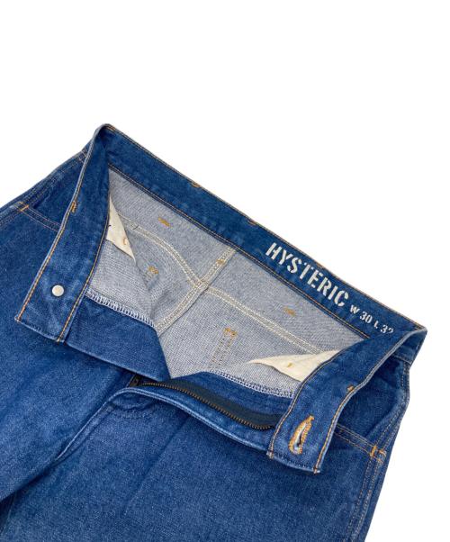 Hysteric Glamour（ヒステリックグラマー）Hysteric Glamour (ヒステリックグラマー) ブロークンデニムフレアパンツ インディゴ サイズ:W30の古着・服飾アイテム