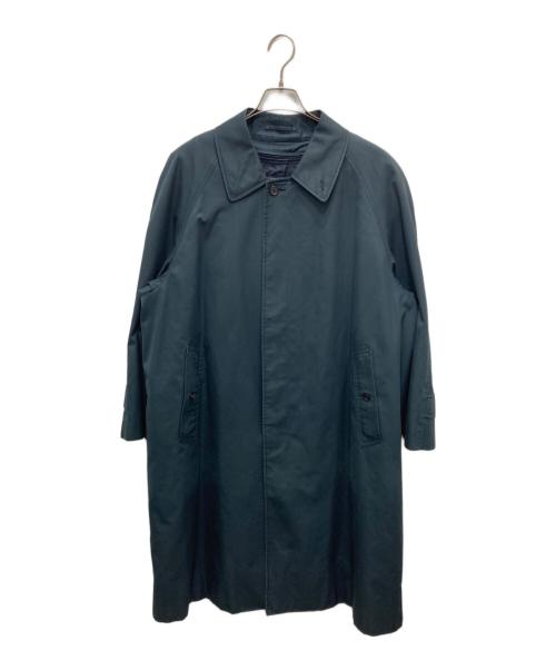 Burberry's（バーバリーズ）Burberry's (バーバリーズ) ライナー付ステンカラーコート ネイビー サイズ:不明（実寸参照）の古着・服飾アイテム