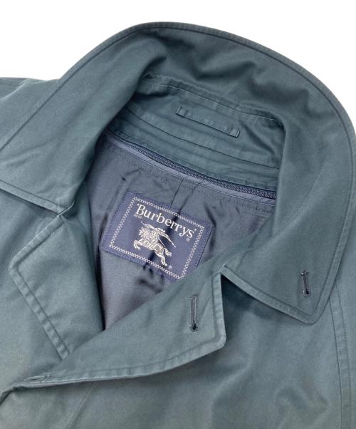 Burberry's（バーバリーズ）Burberry's (バーバリーズ) ライナー付ステンカラーコート ネイビー サイズ:不明（実寸参照）の古着・服飾アイテム