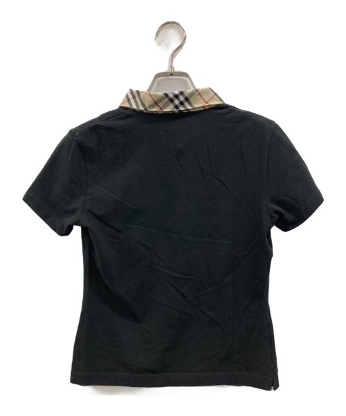 BURBERRY（バーバリー）BURBERRY (バーバリー) ポロシャツ ブラック サイズ:1の古着・服飾アイテム