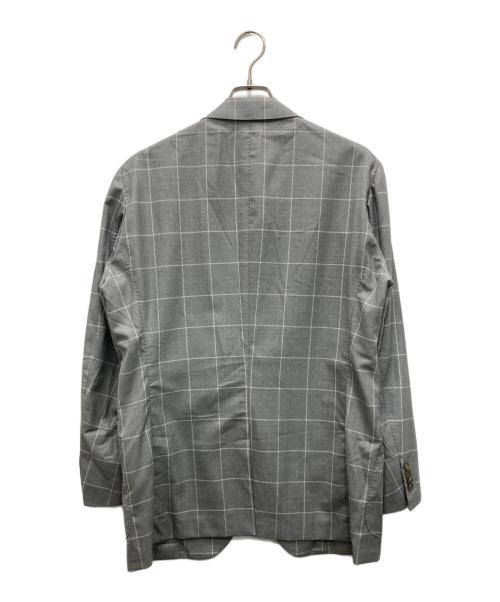 TOMORROW LAND（トゥモローランド）TOMORROW LAND (トゥモローランド) シルクウールテーラードジャケット グレー サイズ:52の古着・服飾アイテム