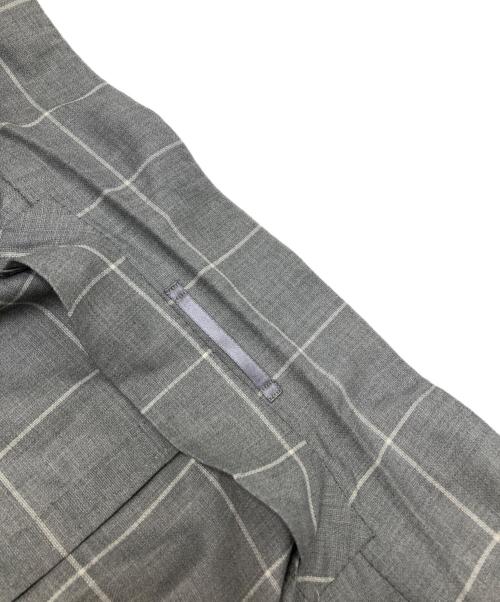 TOMORROW LAND（トゥモローランド）TOMORROW LAND (トゥモローランド) シルクウールテーラードジャケット グレー サイズ:52の古着・服飾アイテム