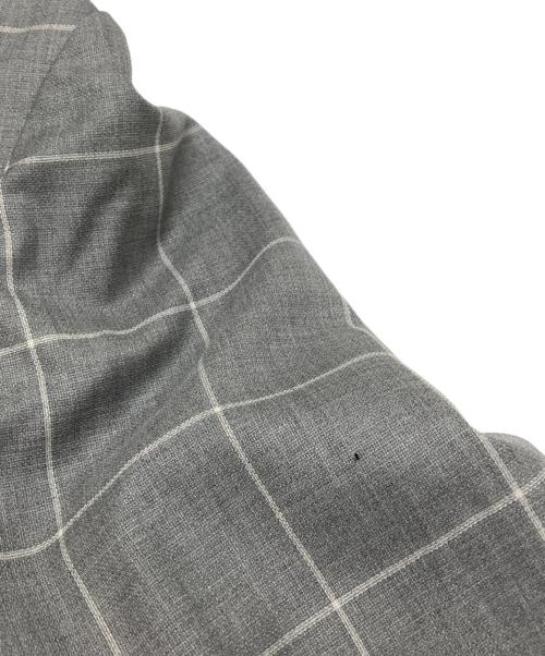 TOMORROW LAND（トゥモローランド）TOMORROW LAND (トゥモローランド) シルクウールテーラードジャケット グレー サイズ:52の古着・服飾アイテム