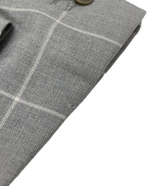 TOMORROW LAND（トゥモローランド）TOMORROW LAND (トゥモローランド) シルクウールテーラードジャケット グレー サイズ:52の古着・服飾アイテム