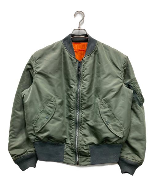 ALPHA（アルファ）ALPHA (アルファ) MA-1ジャケット オリーブ サイズ:Mの古着・服飾アイテム