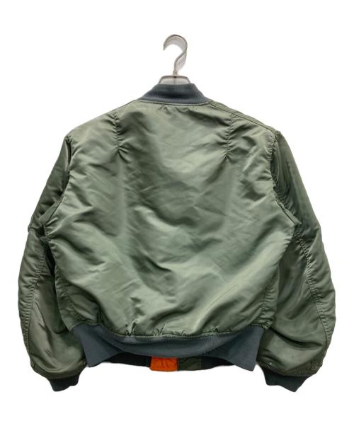 ALPHA（アルファ）ALPHA (アルファ) MA-1ジャケット オリーブ サイズ:Mの古着・服飾アイテム