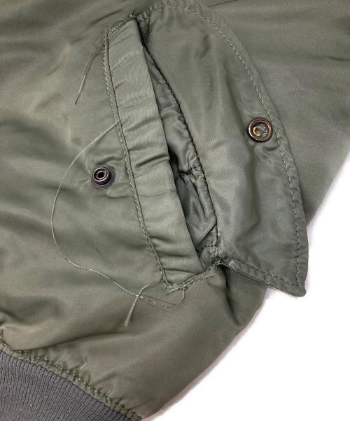 ALPHA（アルファ）ALPHA (アルファ) MA-1ジャケット オリーブ サイズ:Mの古着・服飾アイテム