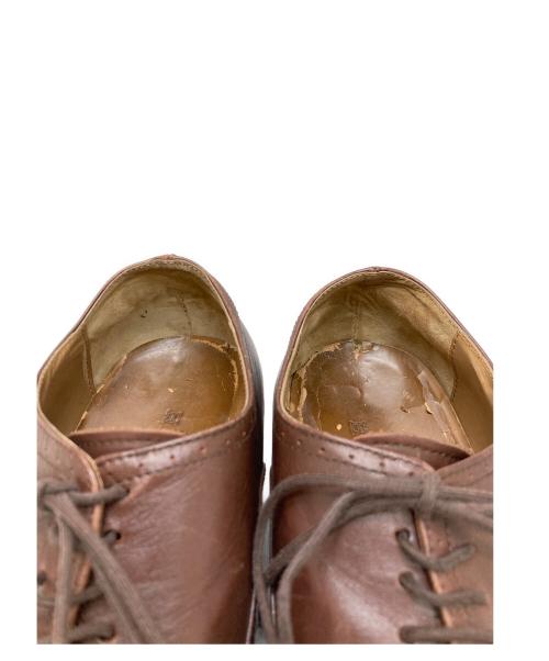 HERMES（エルメス）HERMES (エルメス) レザーシューズ ブラウン サイズ:260Eの古着・服飾アイテム