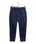 BEAUTY&YOUTH（ビューティーアンドユース）の古着「TORAY” ドライ シアサッカー イージーパンツ」｜ネイビー