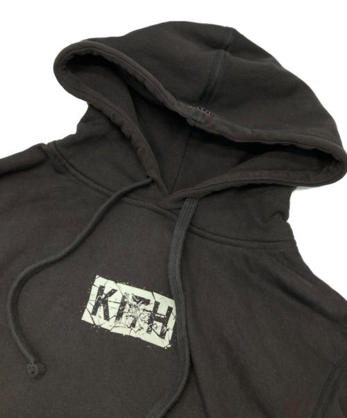 KITH（キス）KITH (キス) SPLINTERED LOGO HOODIE ブラウン サイズ:XLの古着・服飾アイテム