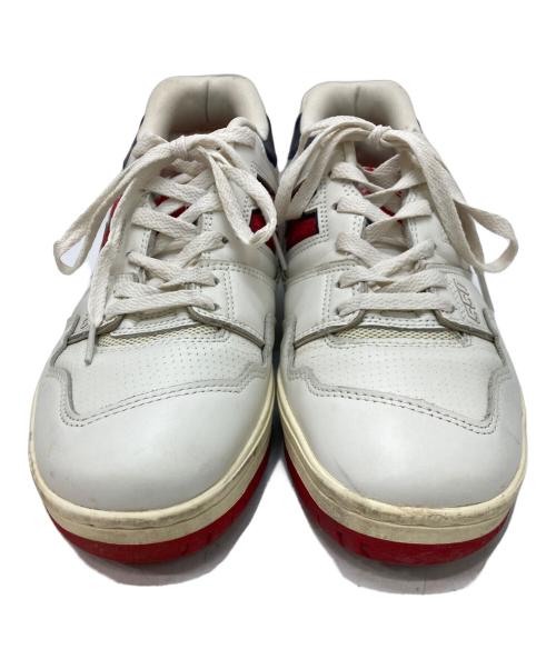 NEW BALANCE（ニューバランス）NEW BALANCE (ニューバランス) Aime Leon Dore (エメ レオン ドレ) ローカットスニーカー ホワイト×レッド サイズ:28.5の古着・服飾アイテム