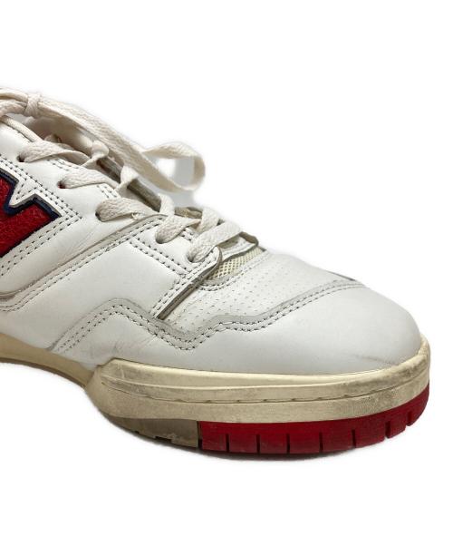 NEW BALANCE（ニューバランス）NEW BALANCE (ニューバランス) Aime Leon Dore (エメ レオン ドレ) ローカットスニーカー ホワイト×レッド サイズ:28.5の古着・服飾アイテム
