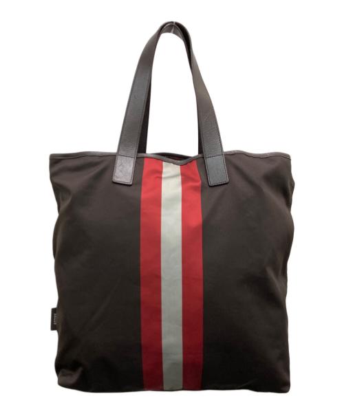 BALLY（バリー）BALLY (バリー) ナイロントートバッグ ブラウンの古着・服飾アイテム