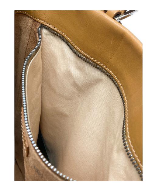 HIROFU（ヒロフ）HIROFU (ヒロフ) レザーバッグ ブラウンの古着・服飾アイテム