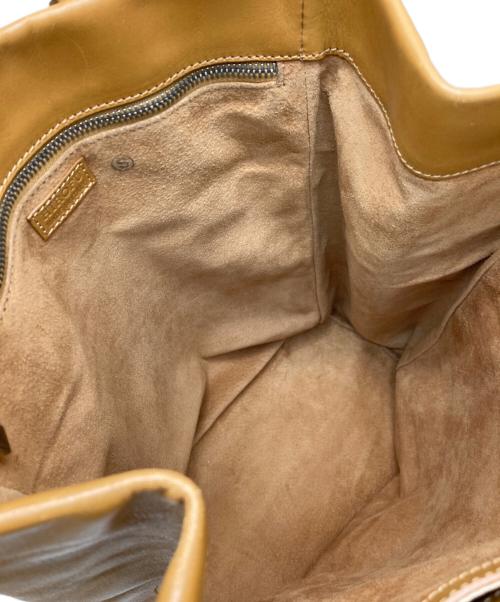 HIROFU（ヒロフ）HIROFU (ヒロフ) レザーバッグ ブラウンの古着・服飾アイテム