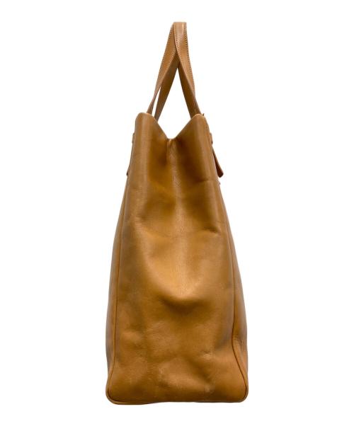 HIROFU（ヒロフ）HIROFU (ヒロフ) レザーバッグ ブラウンの古着・服飾アイテム