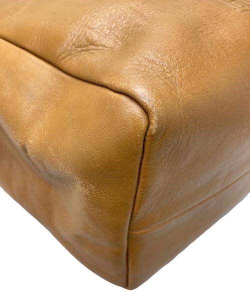 HIROFU（ヒロフ）HIROFU (ヒロフ) レザーバッグ ブラウンの古着・服飾アイテム