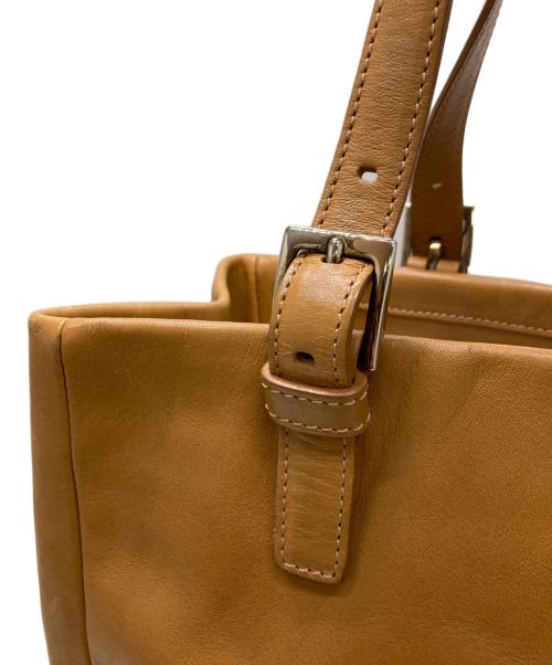 HIROFU（ヒロフ）HIROFU (ヒロフ) レザーバッグ ブラウンの古着・服飾アイテム