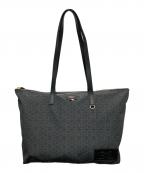 BALLYバリー）の古着「総柄ポーチ付トートバッグ」｜グレー