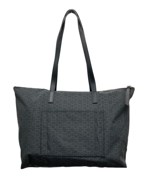 BALLY（バリー）BALLY (バリー) 総柄ポーチ付トートバッグ グレーの古着・服飾アイテム