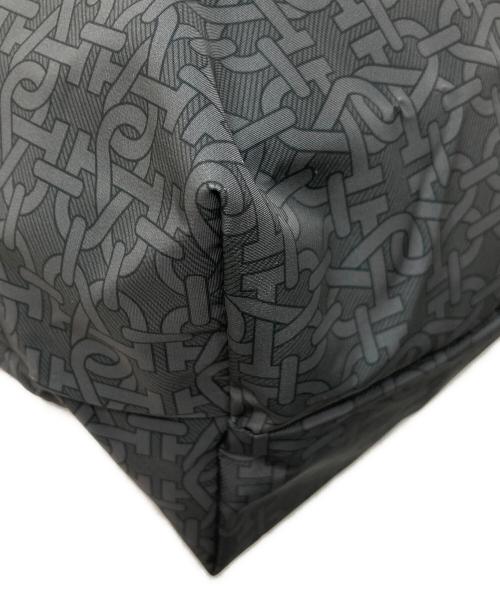 BALLY（バリー）BALLY (バリー) 総柄ポーチ付トートバッグ グレーの古着・服飾アイテム