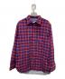 COMME des GARCONS JUNYA WATANABE MAN（コム デ ギャルソン ジュンヤ ワタナベ マン）の古着「切替チェックシャツ」｜レッド