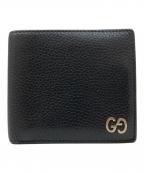 GUCCIグッチ）の古着「2つ折り財布」｜ブラック