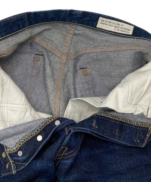 BONCOURA（ボンクラ）BONCOURA (ボンクラ) ボタンフライデニムパンツ ブルー サイズ:32の古着・服飾アイテム