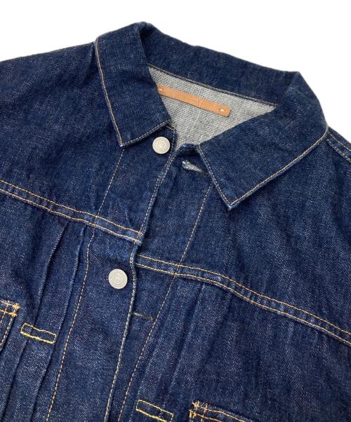 SCYEBASICS（サイベーシックス）SCYEBASICS (サイベーシックス) Pivot Sleeve Trucker Jacket ブルー サイズ:40の古着・服飾アイテム