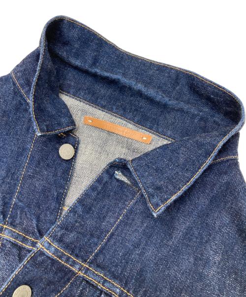 SCYEBASICS（サイベーシックス）SCYEBASICS (サイベーシックス) Pivot Sleeve Trucker Jacket ブルー サイズ:40の古着・服飾アイテム