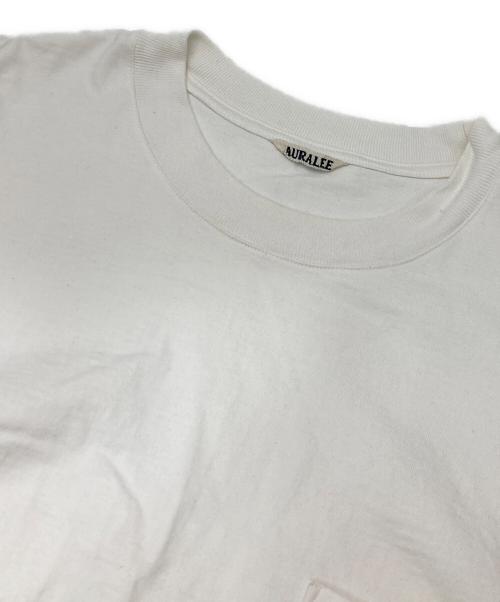 AURALEE（オーラリー）AURALEE (オーラリー) HEAVY WEIGHT TEE ホワイト サイズ:5の古着・服飾アイテム
