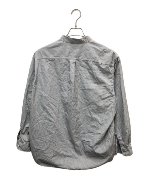 Wild Life Tailor（ワイルドライフテイラー）Wild Life Tailor (ワイルドライフテイラー) THOMAS MASON ワッシャードレス バンドカラーシャツ ブラック サイズ:Mの古着・服飾アイテム