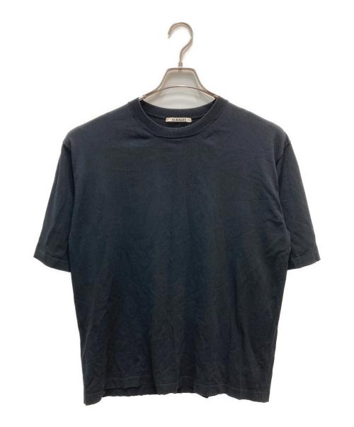 AURALEE（オーラリー）AURALEE (オーラリー) ハイゲージニットTシャツ ブラック サイズ:4の古着・服飾アイテム