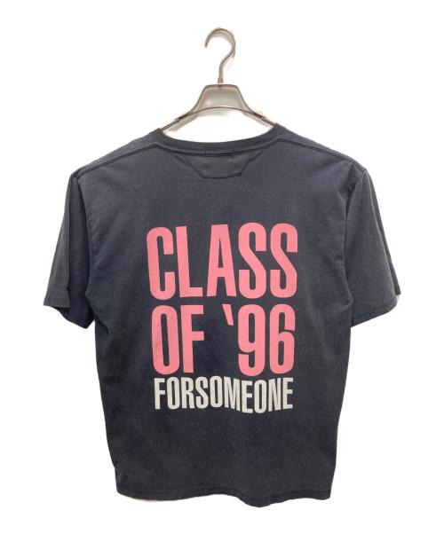 FORSOMEONE（フォーサムワン）FORSOMEONE (フォーサムワン) プリントTシャツ ネイビー サイズ:48の古着・服飾アイテム