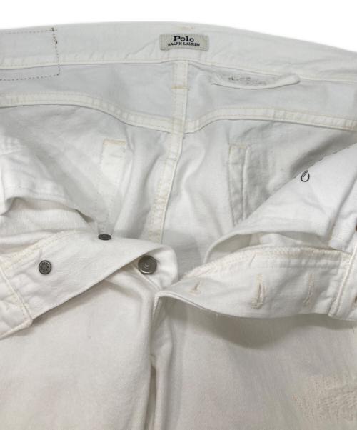 POLO RALPH LAUREN（ポロ・ラルフローレン）POLO RALPH LAUREN (ポロ・ラルフローレン) デニムパンツ ホワイト サイズ:30の古着・服飾アイテム