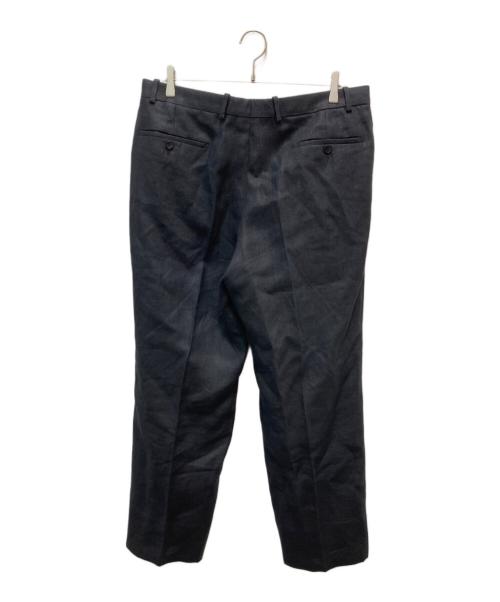 BERNARD ZINS（ベルナール ザンス）BERNARD ZINS (ベルナール ザンス) リネンワイドスラックス ブラック サイズ:46の古着・服飾アイテム