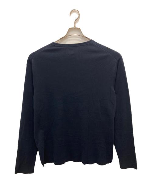 BATONER（バトナ―）BATONER (バトナ―) コットンライトニットカットソー ネイビー サイズ:3の古着・服飾アイテム