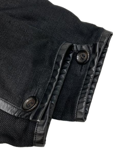 la favola（ラ ファーヴォラ）la favola (ラ ファーヴォラ) リネンパイピング カーディガン ブラック サイズ:3の古着・服飾アイテム