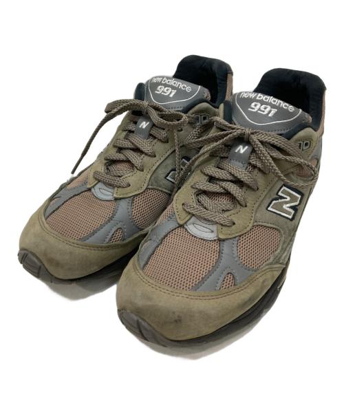 NEW BALANCE（ニューバランス）NEW BALANCE (ニューバランス) ローカットスニーカー オリーブ サイズ:UK9 1/2の古着・服飾アイテム