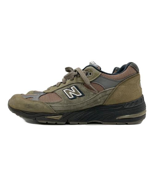 NEW BALANCE（ニューバランス）NEW BALANCE (ニューバランス) ローカットスニーカー オリーブ サイズ:UK9 1/2の古着・服飾アイテム