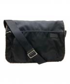 BURBERRY BLUE LABELバーバリーロンドンブルーレーベル）の古着「ショルダーバッグ」｜ブラック