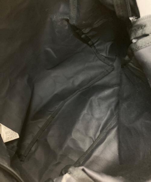 COMME des GARCONS BLACKMARKET（コムデギャルソンブラックマーケット）COMME des GARCONS BLACKMARKET (コムデギャルソンブラックマーケット) ロゴナイロンリュック ブラックの古着・服飾アイテム