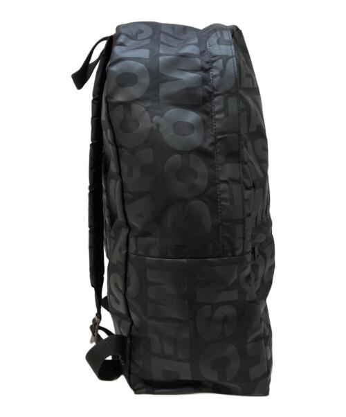 COMME des GARCONS BLACKMARKET（コムデギャルソンブラックマーケット）COMME des GARCONS BLACKMARKET (コムデギャルソンブラックマーケット) ロゴナイロンリュック ブラックの古着・服飾アイテム
