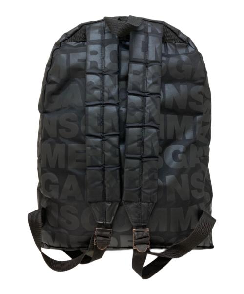 COMME des GARCONS BLACKMARKET（コムデギャルソンブラックマーケット）COMME des GARCONS BLACKMARKET (コムデギャルソンブラックマーケット) ロゴナイロンリュック ブラックの古着・服飾アイテム