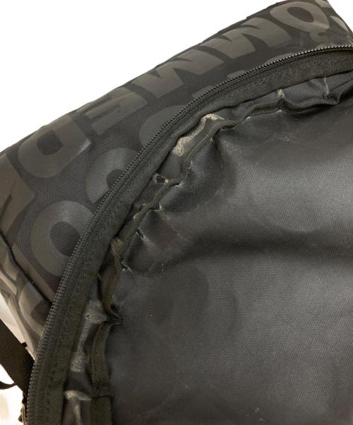 COMME des GARCONS BLACKMARKET（コムデギャルソンブラックマーケット）COMME des GARCONS BLACKMARKET (コムデギャルソンブラックマーケット) ロゴナイロンリュック ブラックの古着・服飾アイテム