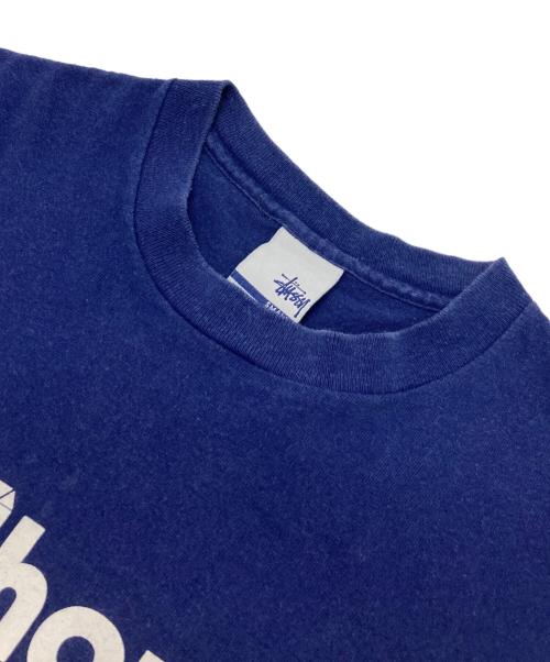 stussy（ステューシー）stussy (ステューシー) stuhausプリントTシャツ ブルー サイズ:Sの古着・服飾アイテム