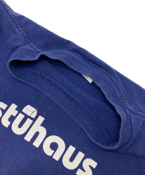 stussy（ステューシー）stussy (ステューシー) stuhausプリントTシャツ ブルー サイズ:Sの古着・服飾アイテム