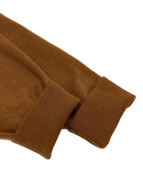 JOHN SMEDLEY（ジョンスメドレー）JOHN SMEDLEY (ジョンスメドレー) クルーネックニット ブラウン サイズ:Sの古着・服飾アイテム