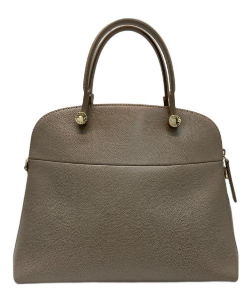 FURLA（フルラ）FURLA (フルラ) パイパー レザー 2WAYショルダー ハンドバッグ グレーの古着・服飾アイテム